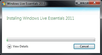 Windows Live Essentials Installing